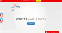 Desktop Screenshot of directaccesslearning.com